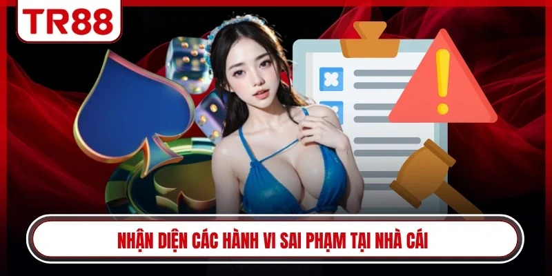 Nhận diện các hành vi sai phạm tại nhà cái
