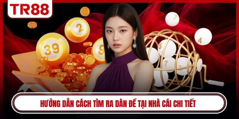 Hướng dẫn cách tìm ra dàn đề tại nhà cái chi tiết