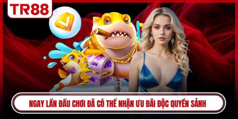 Ngay lần đầu chơi đã có thể nhận ưu đãi độc quyền sảnh