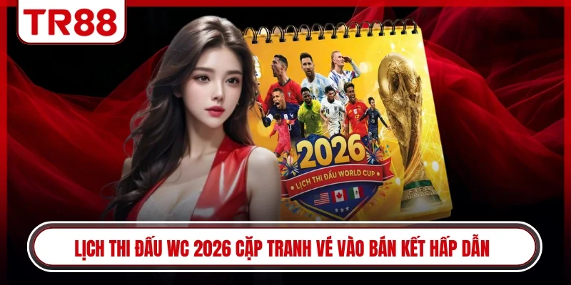 Lịch thi đấu WC 2026 cặp tranh vé vào bán kết hấp dẫn