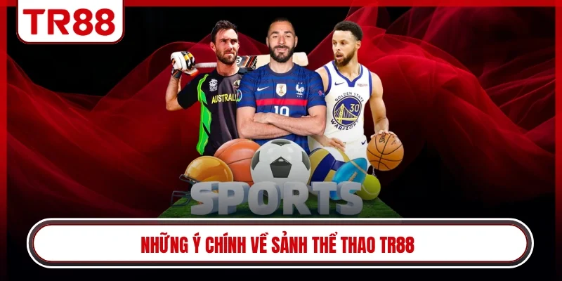Những ý chính về sảnh thể thao TR88