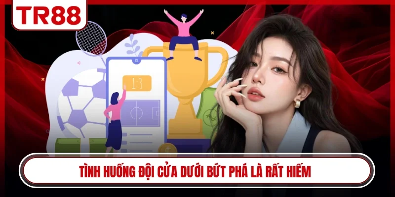 Tình huống đội cửa dưới bứt phá là rất hiếm
